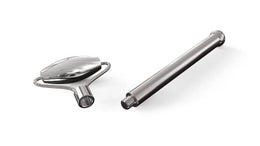 Stainless Steel Ice Roller & Rose Quartz Facial Set