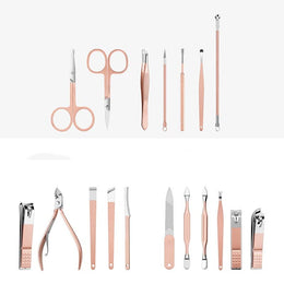 Stainless Steel Manicure & Pedicure Tool Set