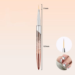 6-Piece Nail Art Painting & Liner Brush Set