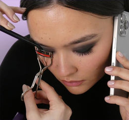 Stainless Steel Eyelash Curler with Refill Pads
