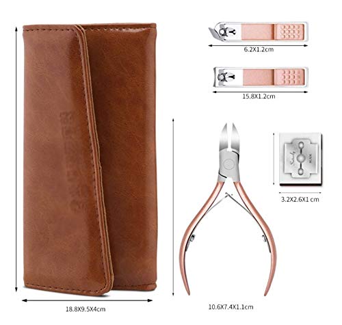 11-Piece Stainless Steel Manicure & Nail Clipper Set