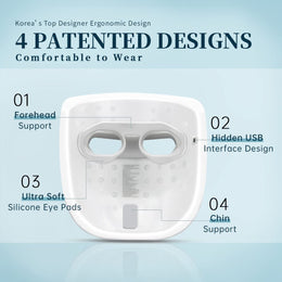 GYH 8-Color LED Face Mask Light Therapy, Cloud-SSS RB-081