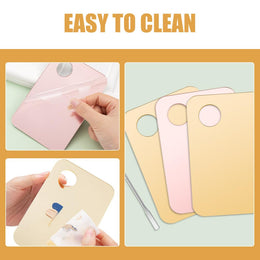 3-Piece Makeup Mixing Palette & Spatula Set