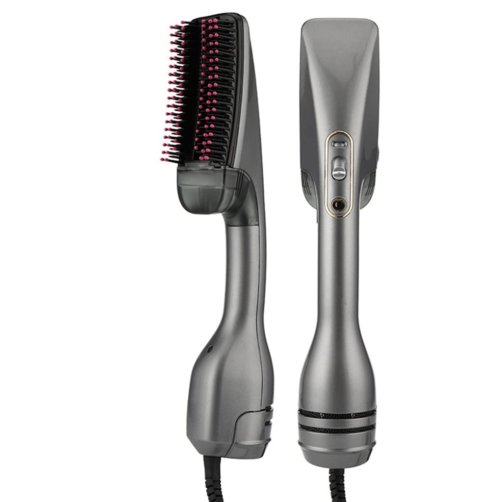 2-in-1 Hot Air Hair Dryer & Straightening Brush