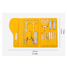 18-Piece Stainless Steel Manicure Set