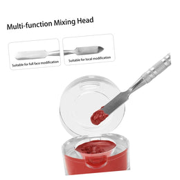 3-Piece Stainless Steel Makeup Mixing Palette & Spatula Set