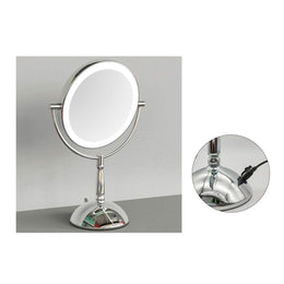 LED Double-Sided 5X Magnifying Makeup Mirror