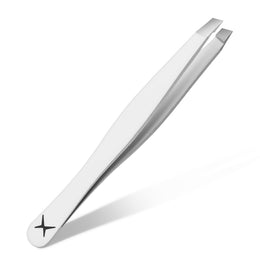 Precision Stainless Steel Slant Tip Eyebrow Tweezers