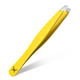 Precision Stainless Steel Slant Tip Eyebrow Tweezers