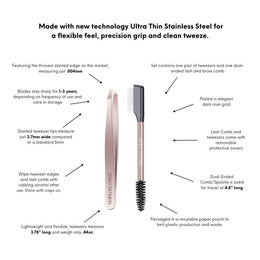 Precision Eyebrow & Eyelash Grooming Tool Set