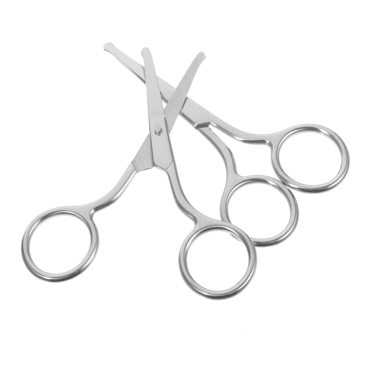 Eyebrow Scissors, Facial Tweezers & Nose Hair Trimmer Set