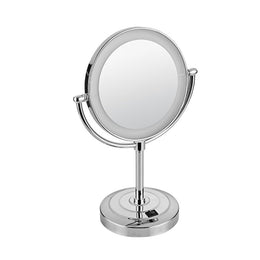SNPMIRCCY Desktop LED Makeup Mirror Double Sided