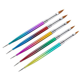5-Piece Nail Art Dotting & Liner Brush Set