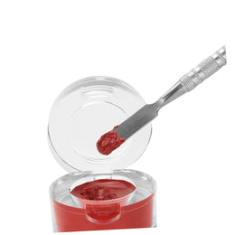 3-Piece Stainless Steel Makeup Mixing Palette & Spatula Set