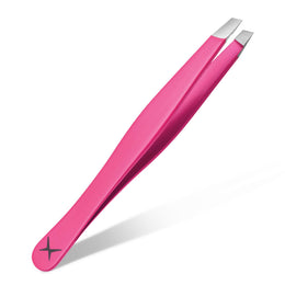 Precision Stainless Steel Slant Tip Eyebrow Tweezers