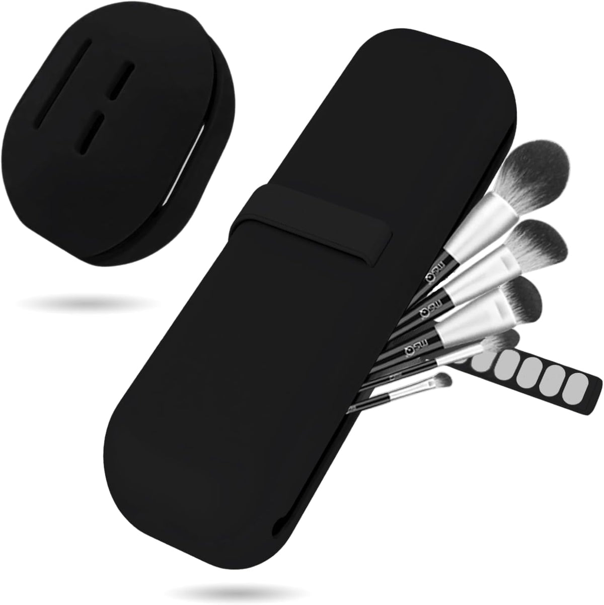 Silicone Travel Makeup Brush Holder Case