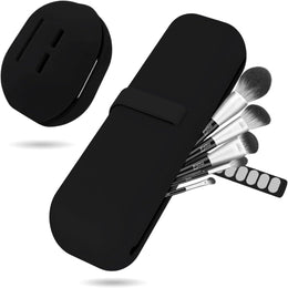 Silicone Travel Makeup Brush Holder Case