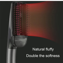 2-in-1 Hot Air Hair Dryer & Straightening Brush