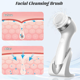 3-in-1 Rechargeable Facial Cleansing Brush