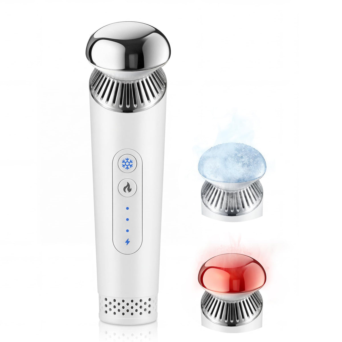Depuffing Wand for Eyes & Face, 2-in-1 Cold & Heat Eye & Facial Massager