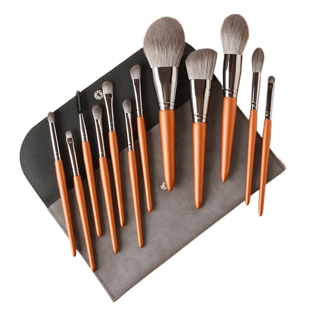 12 Pcs. Makeup Brush Set Super Soft Powder Eye Shadow Tool
