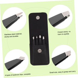 20-Piece Stainless Steel Eyebrow Tweezer Set