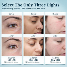 GYH 8-Color LED Face Mask Light Therapy, Cloud-SSS RB-081