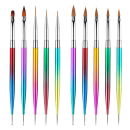 5-Piece Nail Art Dotting & Liner Brush Set