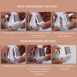 Rechargeable Electric Foot File & Callus Remover