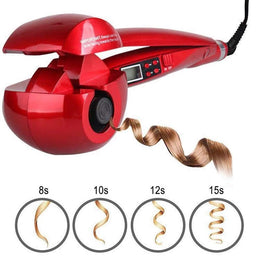 Automatic Ceramic Hair Curler with LCD Display
