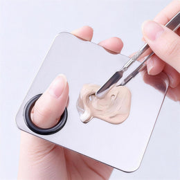 6-Piece Stainless Steel Makeup Mixing Palette Set