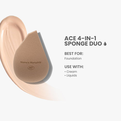 2-Piece Dual-Sided Velour Powder Puff Set