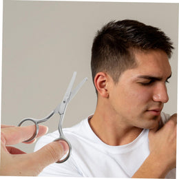 Eyebrow Scissors, Facial Tweezers & Nose Hair Trimmer Set