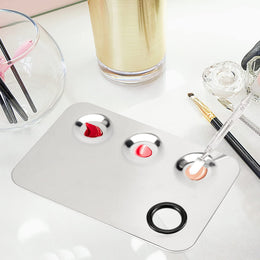 6-Piece Stainless Steel Makeup Mixing Palette Set