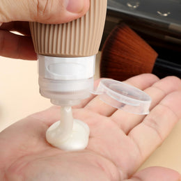 16-Piece Leakproof Silicone Travel Toiletry Bottle Set