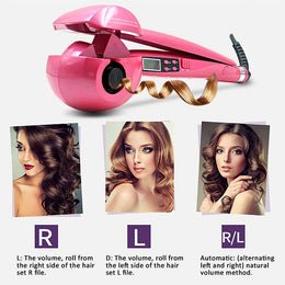 Automatic Ceramic Hair Curler with LCD Display