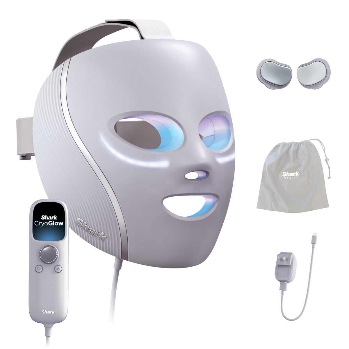 LED Face Mask with Under-Eye Cooling