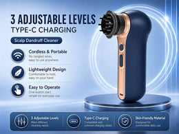 Rechargeable Scalp Cleaner & Dandruff Vacuum