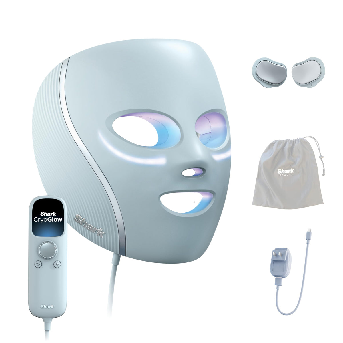 LED Face Mask with Under-Eye Cooling