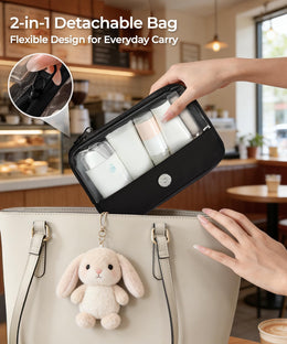 Detachable Clear Cosmetic Organizer Bag