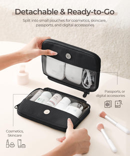 Detachable Clear Cosmetic Organizer Bag