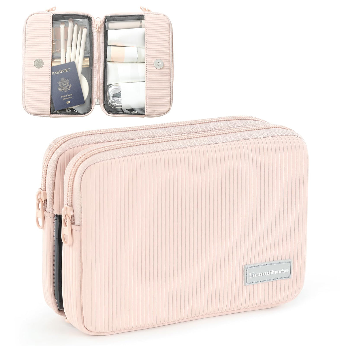 Detachable Clear Cosmetic Organizer Bag