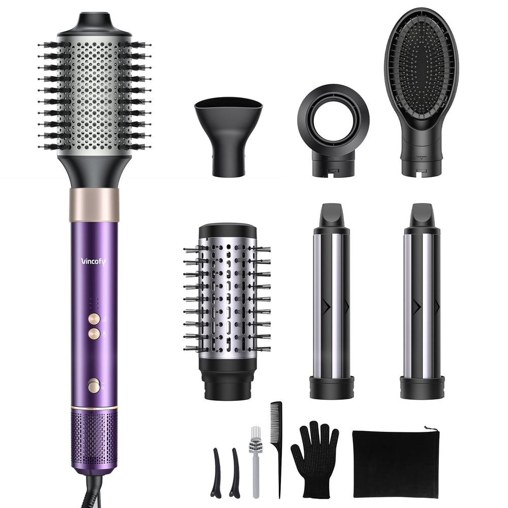 7-in-1 Hot Air Hair Dryer & Styling Brush Set