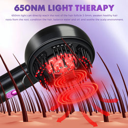 SAILIFE Electric Scalp Massage Comb 4 in 1 Cordless Scalp Massaging Brush