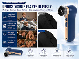 Rechargeable Scalp Cleaner & Dandruff Vacuum