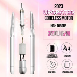 35000RPM Electric Nail Drill & 11-Piece Manicure Set