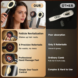 3-in-1 Electric Scalp Massager & Hair Oil Applicator