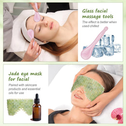 Facial Ice Globes & Jade Cooling Massage Set