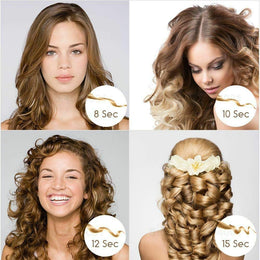 Automatic Ceramic Hair Curler with LCD Display