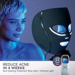 LED Face Mask with Under-Eye Cooling